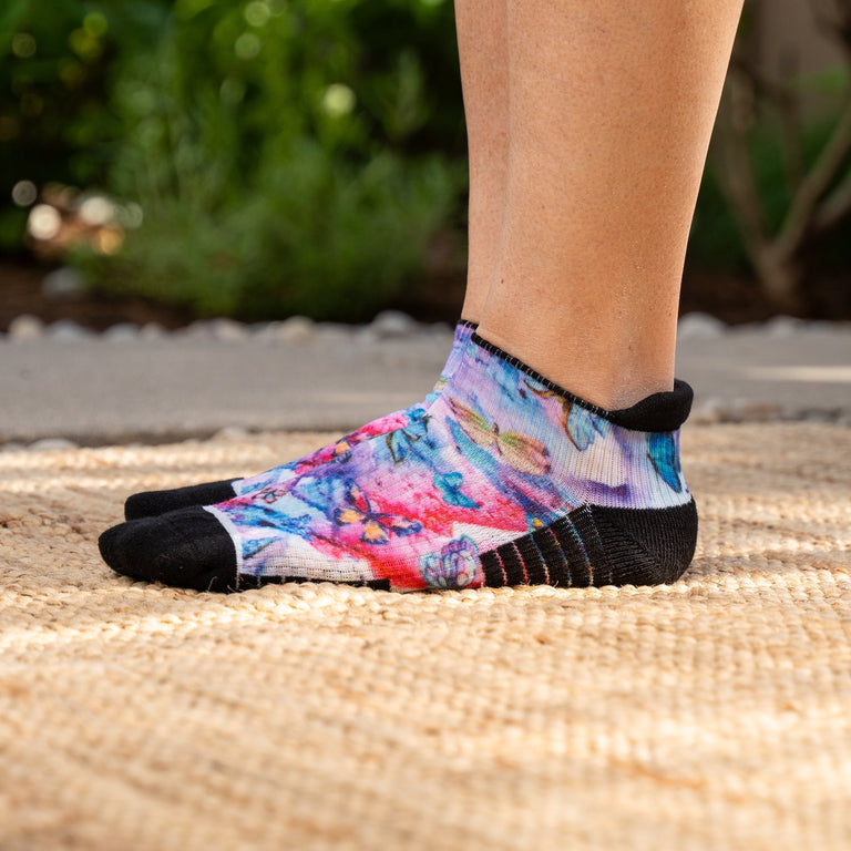 Blooming Brights Ankle Compression Socks 5-Pack Bundle