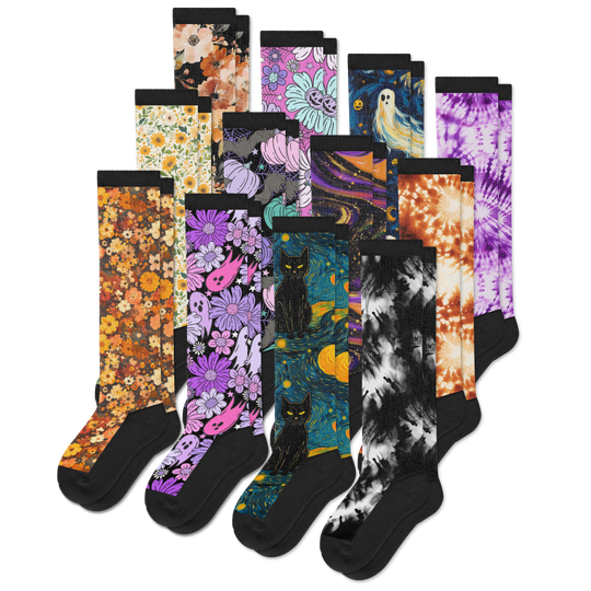 All New Patterns EasyStretch™ Socks Bundle 12-Pack