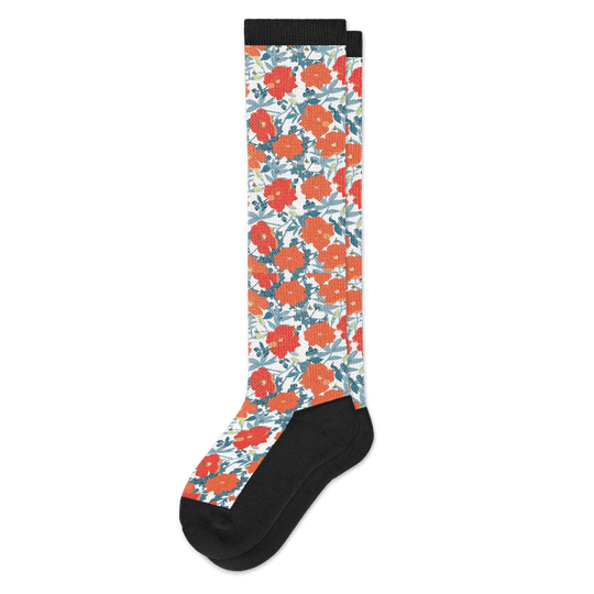 Fall Poppies EasyStretch™ Socks