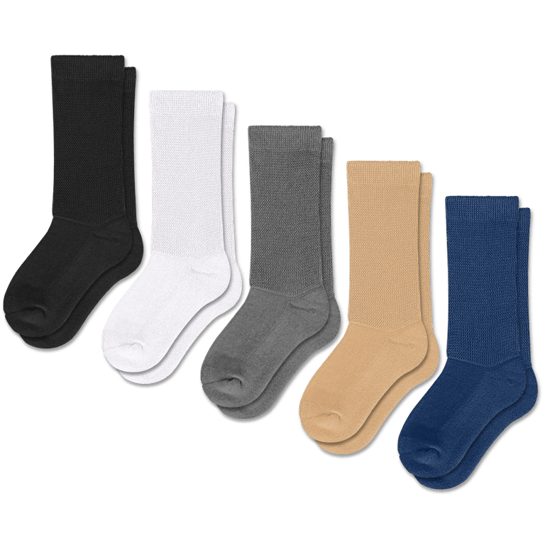 Solid Essentials EasyStretch™ Socks Bundle 5-Pack