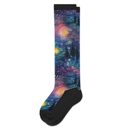 Snowy Night EasyStretch™ Socks