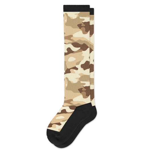 Viasox Desert Camo EasyStretch™ Socks Flat View