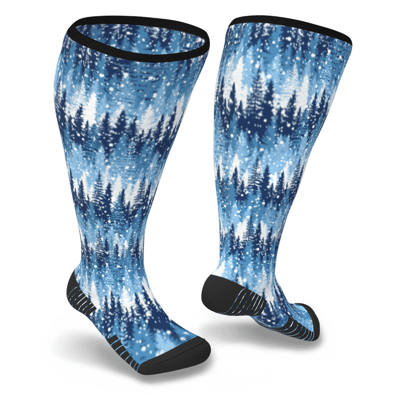 Pretty Compression Socks - Winter Blues  Viasox