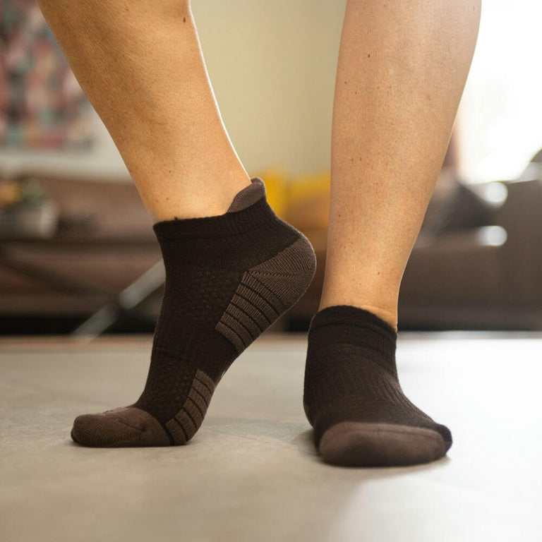 Espresso Ankle Compression Socks