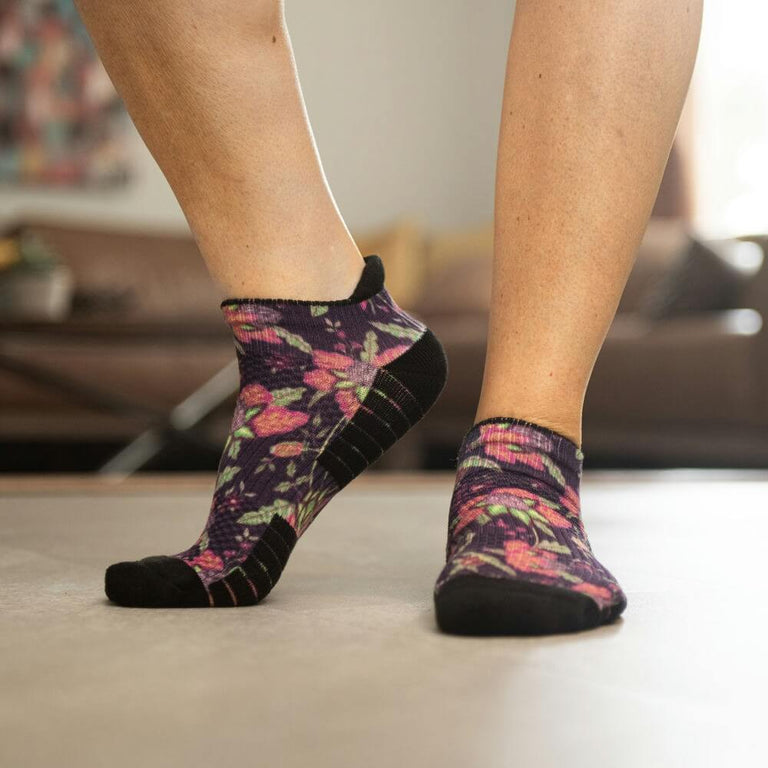 Dark Lavender Ankle Compression Socks