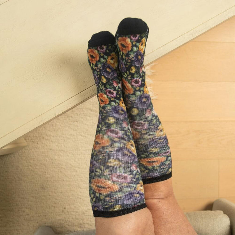 Vintage Floral EasyStretch™ Socks