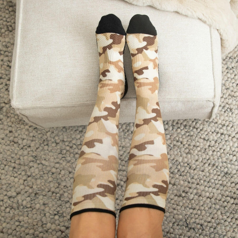 Desert Camo Compression Socks