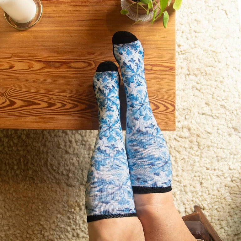 Blue Beauty EasyStretch™ Socks