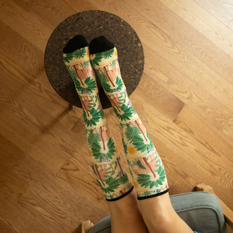 Elephant Safari Compression Socks