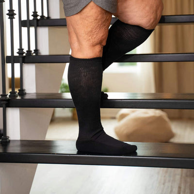 Viasox Black EasyStretch™ Socks alternate view