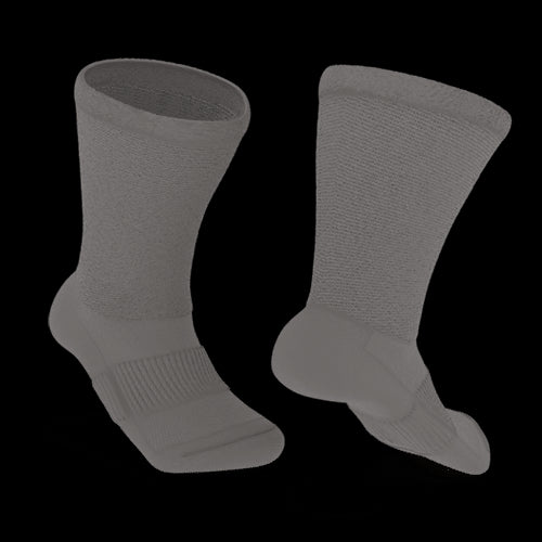 Viasox Diabetic Socks M / Crew / Thin Gray Diabetic Socks