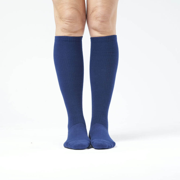 Navy Blue Compression Gripper Socks
