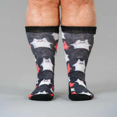 Viasox Boo Kitties EasyStretch™ Socks, photo 6