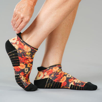 Amber Blooms Ankle Compression Socks