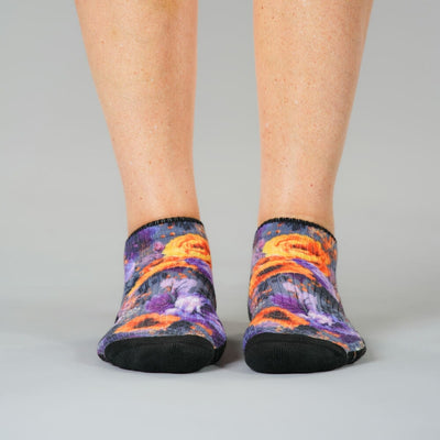 Purple Fantasy Ankle Compression Socks