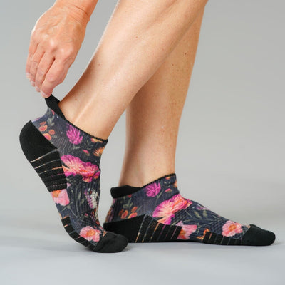 Night Garden Ankle Compression Socks