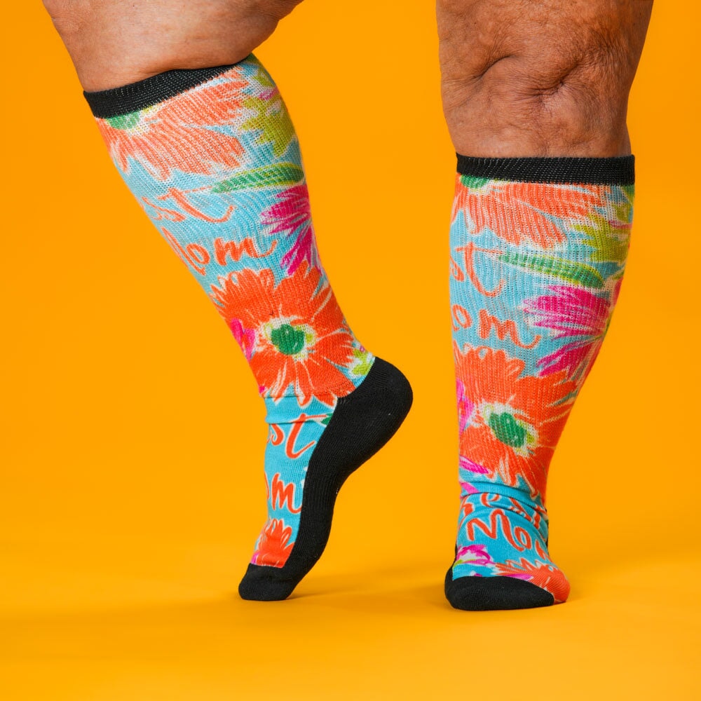 Viasox Best Mom EasyStretch Socks detail close-up