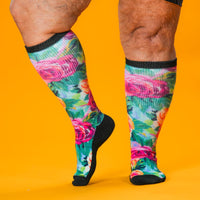 Viasox Rosie Day EasyStretch Socks detail close-up