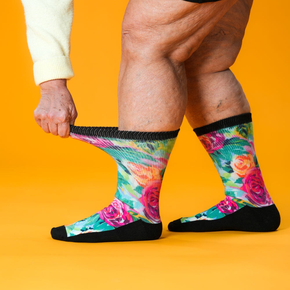 Viasox Rosie Day EasyStretch Socks showcase image