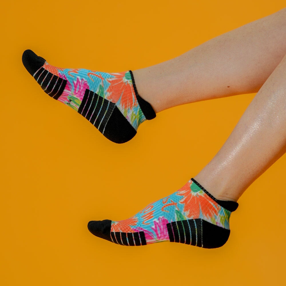 Viasox Best Mom Ankle Compression Socks detail close-up