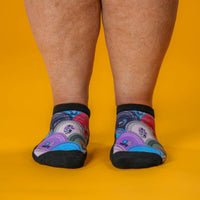 Viasox Flower Plates Ankle Socks side view