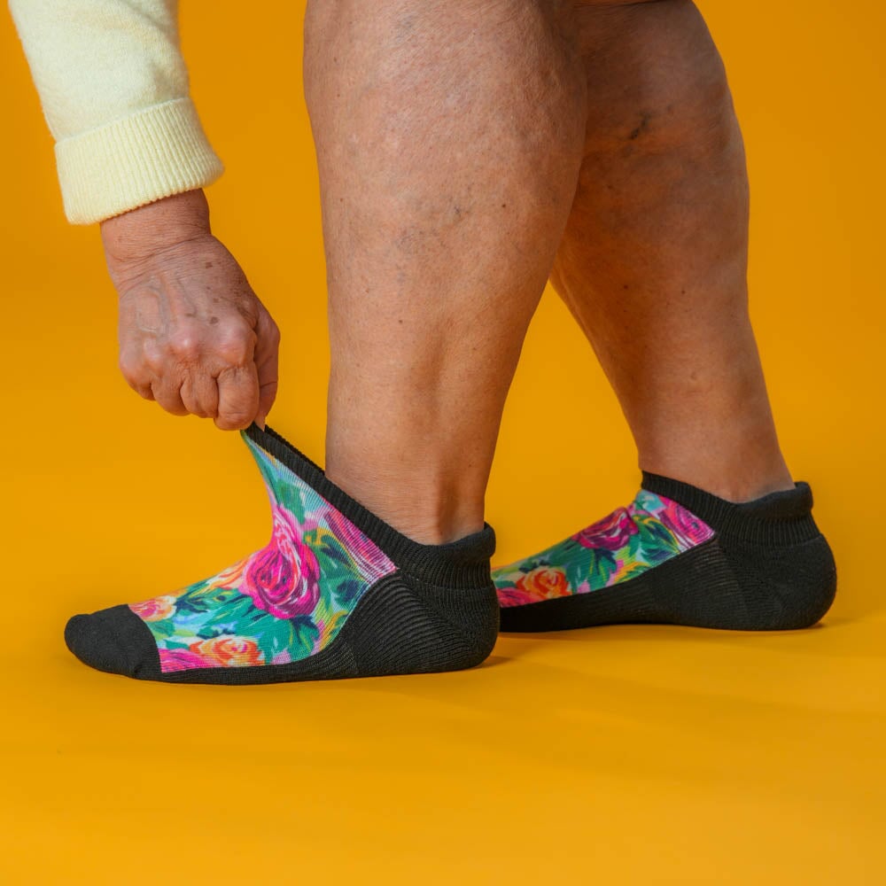 Viasox Rosie Day Ankle Socks detail close-up