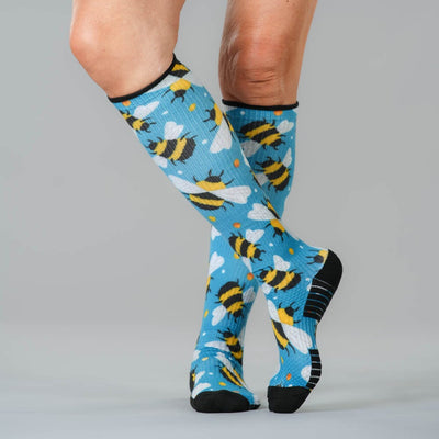 Bee Happy Compression Socks