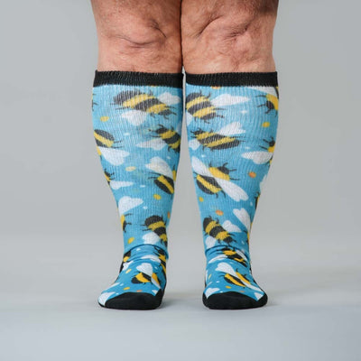 Bee Happy EasyStretch™ Socks