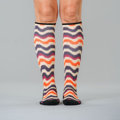 Autumn Waves Compression Socks