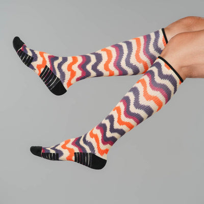 Autumn Waves Compression Socks