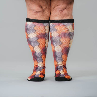 Fall Braids EasyStretch™ Socks