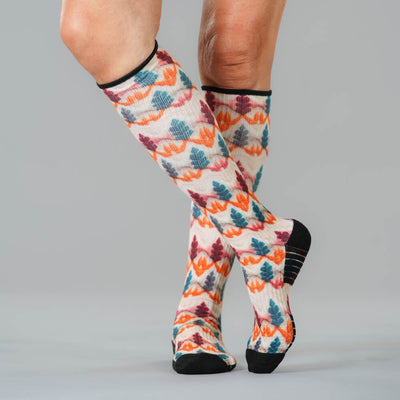 Knitted Forest Compression Socks