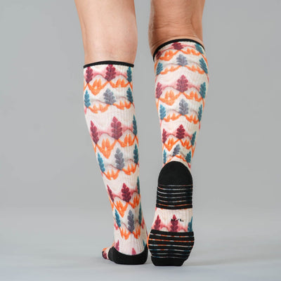 Knitted Forest Compression Socks