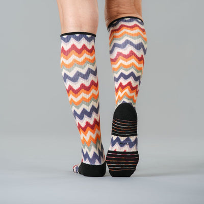 Knitted ZigZags Compression Socks