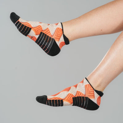 Crochet Leaves Ankle Compression Socks
