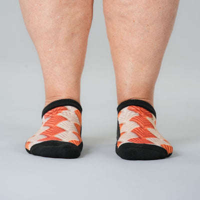 Crochet Leaves Ankle Socks