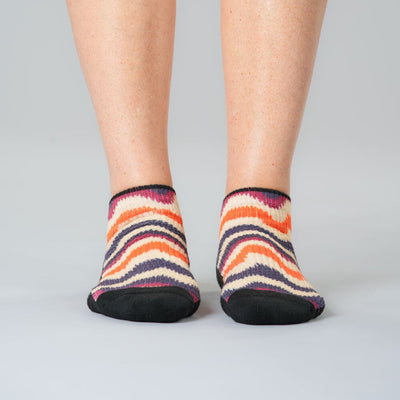 Autumn Waves Ankle Compression Socks