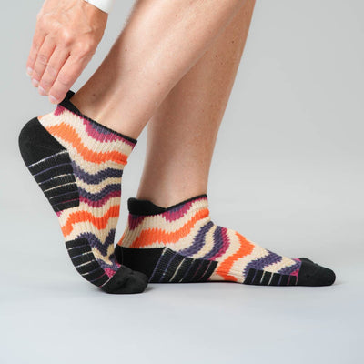 Autumn Waves Ankle Compression Socks