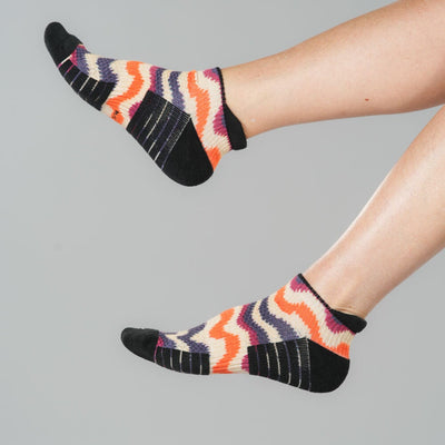Autumn Waves Ankle Compression Socks
