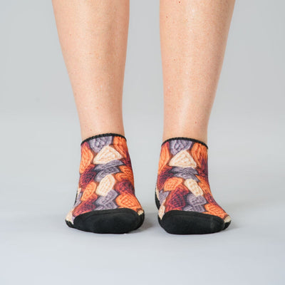 Fall Braids Ankle Compression Socks