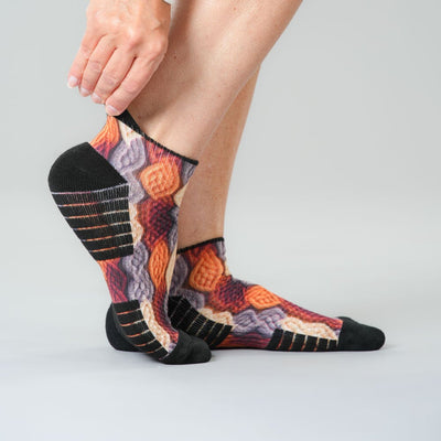 Fall Braids Ankle Compression Socks