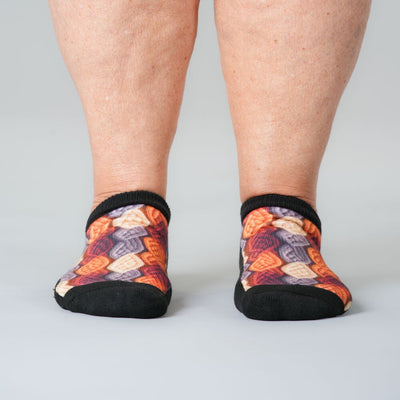 Fall Braids Ankle Socks
