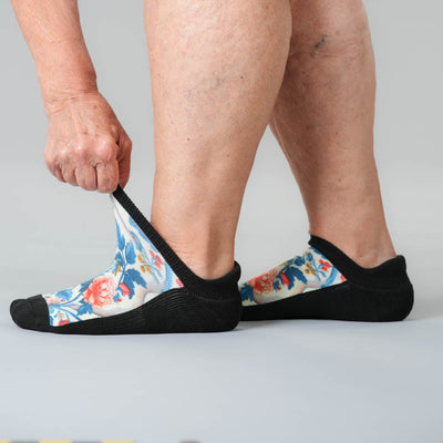 Vanilla Flora Ankle Socks