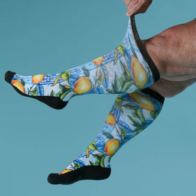 Lemon Zest EasyStretch™ Socks