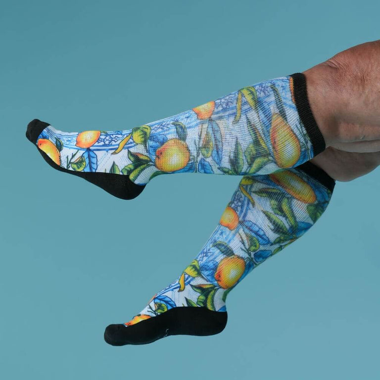 Lemon Zest EasyStretch™ Socks