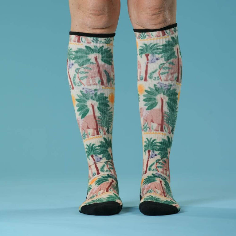 Elephant Safari Compression Socks