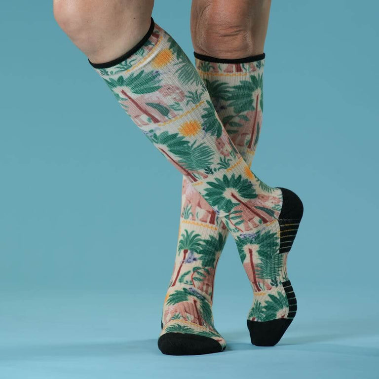 Elephant Safari Compression Socks