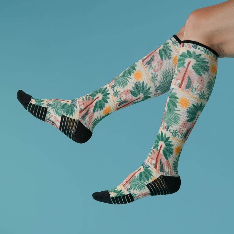 Elephant Safari Compression Socks