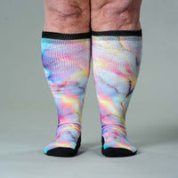 Viasox Magic Marble EasyStretch™ Socks 5-Pack Bundle stretched display