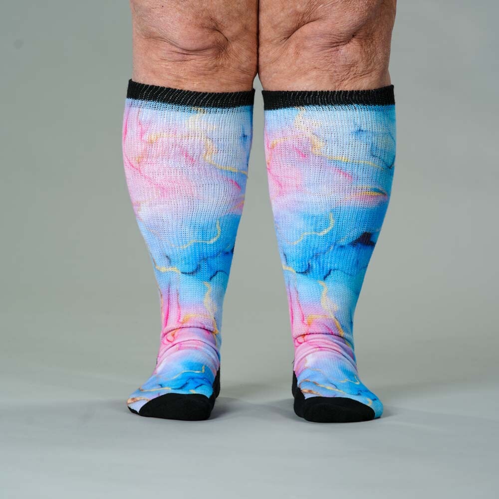 Viasox Magic Marble EasyStretch™ Socks 5-Pack Bundle showcase image